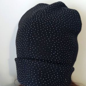 Black glittery hat